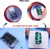 10 Teile/los Nagel Stanzen Platten Set Schaber Nail art Polnischen Stempel Kunststoff DIY Vorlage Set Maniküre Nagel Tools1009708