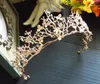 Bridal jewelry gold Baroque branches crown tiara wedding dress accessories new260h