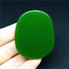 New Natural Jade China Green Jade Pendant Necklace Amulet Lucky fight between dragon mouse Statue Collection Summer Ornaments Natural stone