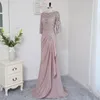 2018 waishidress розовые шифоновые свадебные платья для матери невесты с длинными рукавами, кружевные платья для матери жениха, вечернее платье-футляр Gow4008356