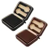 Watch Box Square 4-Slots Watch Organizer Portable Lightweight Synthetic Leather Storage Boxes Case Holder1