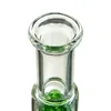 Зеленый Синий КОНДЕНСАТОР Freezable Beaker Бонг Dab Rigs Водопроводные трубы построить Прямотрубные Бонг стекло Waterpipe 18.8mm Joint ILL04-05