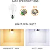 LED-lampa Ljus 10W 980LM B22 E27 PIR Motion Sensor LED-lampa IP44 Nattlampa för balkong Korridor utomhus inomhus