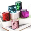 Menina mágica lantejoula sereia pulseira de lantejoulas pulseira bangle diy glitter diy brilho sereia lantejoula pulseira pulseira manguito 14 cores