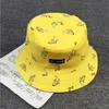 Panama Iki Yan Geri Dönüşümlü unisex moda Kova Şapka Bob Caps Hip Hop Gorro Erkekler Yaz Kap hüzünlü erkek Plaj Güneş Muz Kova Şapka