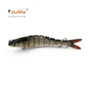 Реалистичные рыболовные приманки 8 сегмент Swimbait Crankbait жесткий приманки медленно 30 г 14 см с 6# рыболовные крючки рыболовные снасти