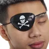 Skull Pirate Eye Patch Plastic Monokular Pirate Eye Patch Cos i Performance Show Dekoracja wakacyjna 4 Style Fancy Dress MAS1061060