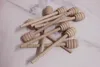 500pcs/lot New Arrive MINI 15cm long Wooden Honey Dippers Wedding Favors Honey Dipper spoon Gift Free Shipping