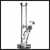 Super zwaar glazen bong 14 "9 mm dikte Bongs rechte pijp met downstem bowl Water Big