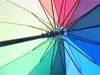 Модный зонтик Rainbow Umbrella 190T 16K с длинной ручкой Прямой цветной зонт Женский солнечный и дождливый зонт c657