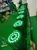 6 pieces with flightcase 24x18w 6in1 RGBWAUV led par light stage led par light 6in1 indoor led par cans