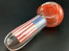 Colorful Pyrex Glass Bong Smoking Pipe Tube Flag United States Complex Pattern Innovative Design Easy Clean Portable High Quality DHL