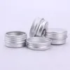 5 ml Aluminium Balm Tins Potburk 5G Kosmetiska Lip Balm Gloss Candle Packaging Containers med skruvgänga LX3126