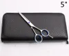 C1117 5 14 5cm JP 440C Customized Logo Professional Human Hair Scissors Barber Shop Hairdressing Scissors Cutting Scissors T294u9418273