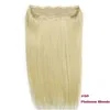 clip in 100 human hair extensions braziliaanse maagdelijk haar steil golf clip in haar 100g met 5 clips