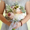 Artificial flower wedding gift gift supplies creative European and American outdoor style bride holding flowers