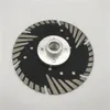 Turbo Diamond Saw Blade 5 inch (125 mm) Cutting Disc for Granite Stone Concrete Tile with M14 Flange