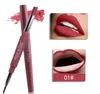 Dubbele-end blijvende lipliner waterdichte lip voering stick potlood 8 kleur multifunctionele lip lipstick lip glans