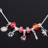 24Pcs Mix Tibetan White Silver/Silver Color Connectors Bails Big Hole Beads fit European Charm Bracelet Pendant