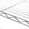 Gratis verzending Groothandel 900x450XH1800 Dubbellaags Electroplate Coating Mesh Garment Rack Hanger Met Wielen Roterende Wave Haak Zilver