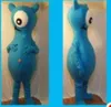 Christmas Blue one-eyed monster mascot costume Character Costume Adult Size free shipping