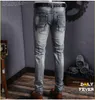 Droite Jean Pantalon Hommes Jeans Hommes Célèbre Marque De Mode Cool Denim Jeans Desinger Casual Crayon Skiny Jeans J180301