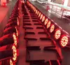 フライトケース6個/ロットアルミニウム合金18x12W RGBW 4in1 LED PAR CAN PAR64 LEDスポットライトDJステージライト