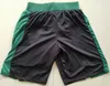 Venda de produtos vingage shorts esportivos masculinos para atacado branco verde preto cores uniofrms de basquete tamanho S-XXL