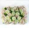 INS hot 60cmx40cm Wedding Flower Wall Real Touch Artifical Rose Hydrangea Flower Photography Props Event Party Wedding Stage Decor