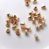 500pcslot silver gold plated Earring back stopper Bullet shape Ear Post Plug stud earrings Findings jewelry making components2778388