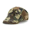 High Quality Camouflage Beret Cotton Cap outdoor For Men and Women Embroidery Letter Hat Adjustable Beret Cap