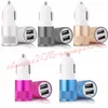 Car Charger Dual 2 usb Port Universal USB Car Charger Cable Adapter For iphone 4 5 6 7 plus for samsung s3 s4 s5 s6 s7 s8 mp3 gps