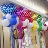 バルーンセットラテックス/マイラーホイルリボンギフトクラフトの誕生日結婚式のパーティーベビーシャワーのお気に入りの装飾DIYスター/心臓/ドット形