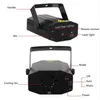 Mini Black Shell Draagbare IR Afstandsbediening Red Green Laser Projector Lights DJ KTV Home Xmas Party DSICO LED Stage Lighting I100B