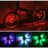 Lampe de roue d'avertissement de sécurité de vélo de lumière de décoration de moyeu de vélo de bicyclette rechargeable