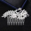 FEIS gat kristal Chinese draak en bloem haar gekamd romantische bruidsbloem hoofdtooi haaraccessoire voor bruid wedd6065691