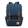 Vintage Canvas Men's Backpack Women ordinateur portable sac à dos Fashion Teenage School Sac Femelle Loissine Mâle de voyage Mâles Mamades 2857