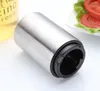 Magnetic Automatic Bottle Opener Stainless Steel Push Down Wine Beer Openers Practical Kitchen Accessories