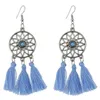 India Dreamcatcher Tassel Earring Dangle Ear Cuffs Fashion Jewelry for Women Gift