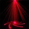FreeShipping 2 Lens * 20 Red Blue Patterns Laser Mixed 3W Blue LED Effect Projector DJ Club Party Home Xmas Show Stage Lighting