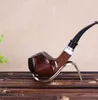 Bending hammer, solid wood ebony, ebony pipe, portable novice pipe for men