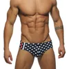 Il marchio del nuovo uomo nuota il cammuffamento dei tronchi di nuoto sexy della vita bassa di nuoto slip swimwear boxer patchwork colore caldo vendita estate