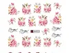 50 Blatt Set Mixed Flower Wassertransfer Nail Sticker Decals Kunst Tipps Dekoration Maniküre Sticker Ongles