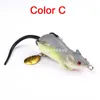 Likelife Mus Spinnerbaits Bass Artificial Bait 7cm 11.64g Mjukt silikongummi Blackfish Catfish Freshwater Fishing Lure