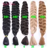 82 pouces Jumbo tressage cheveux crochet tresses Xpression tressage Extension de cheveux cheveux synthétiques pour boîte tresses 165g marley 7839014