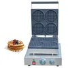 Gros Qihang_top snack machines forme ronde gaufrier 110 v / 220 v gaufre ronde électrique commerciale faisant la machine à vendre