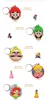MOQ10PCS Super Mario Metal Key Ketten Netter Cartoon Soft Key Ring PVC Anime Figur Schlüsselbundwagen -Schlüsselhalter Modezubehör WHO4156088
