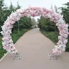 Wedding props iron arch background wall decoration truss arch frame round flower gate cherry blossom flowergate