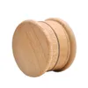 Natuurlijke Houten Grinder 3 Laag Natuurlijke Houten Sigaret Tabak Grinder Hoge Kwaliteit Rook Crusher Hand Muller4276070