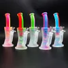 Hookahs 흡연 Dab Rigs 분리형 더블 레이어 여과 다기능 Bongs 물 파이프 실리콘 파이프 물 담뱃대